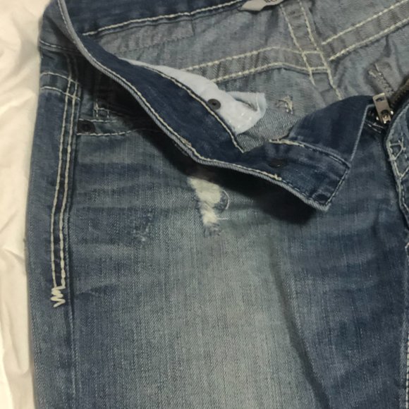 Buckle BKE Carter Destroyed Bootleg 28R Men's Jeans EUC - Picture 9 of 9